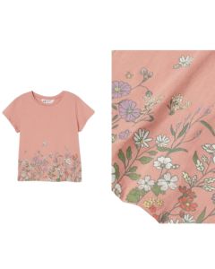 printed flower t-shirt