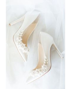 Beautiful Wedding Floewr Shoes