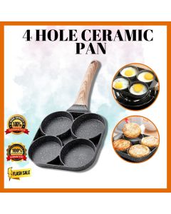 Original 4 Hole Fried Egg Pan Non Stick Ceramic Frying Pan Non Stick